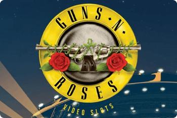 Guns N' Roses nyerőgép a NetEnt logójában