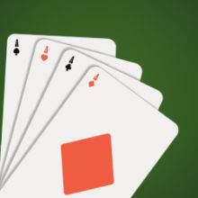 Kártyák a dobóhalomból a Kanaszta kártyajátékban