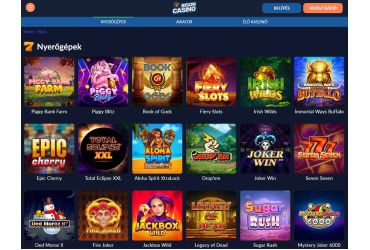 Bison Casino játékgépek és játékok képernyőképe