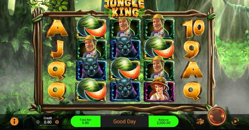 Játssz a A Jungle King online nyerőgép a WGS Technologytól slottal most ingyen! | Kaszinok Online