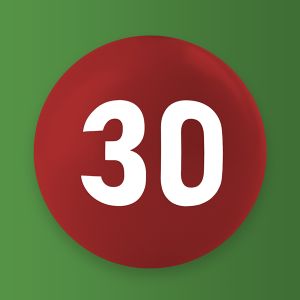 30-labdás bingó