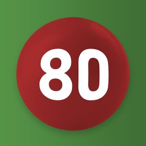80-labdás bingó