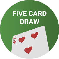 Five card draw - online poker