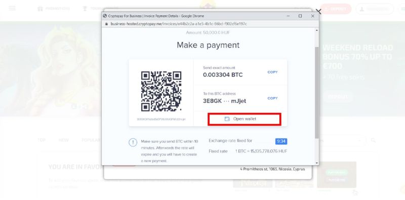 Bitcoin útmutató: hogyan lehet Bitcoin-nal befizetni egy kaszinóba? - 5 lépés