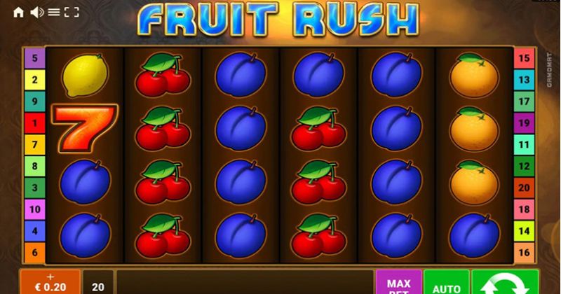 Játssz a Fruit Rush online nyerőgép a Gamomat-tól slottal most ingyen! | Kaszinok Online