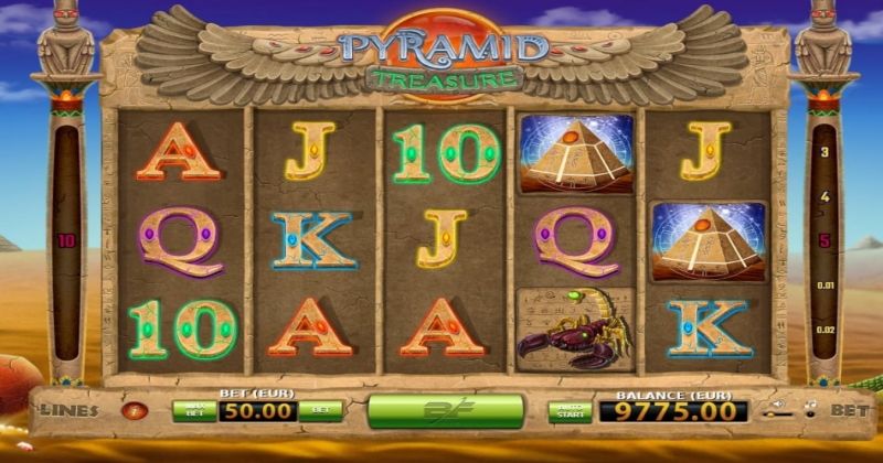 Játssz a A BF Games Pyramid Treasure online nyerőgépe slottal most ingyen! | Kaszinok Online