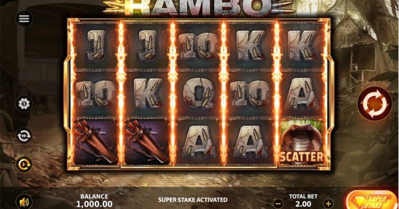 Játssz a A Rambo online nyerőgép a StakeLogic-tól slottal most ingyen! | Kaszinok Online